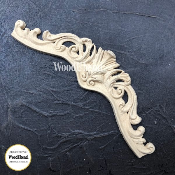 WoodUbend Pediment WUB2108 21.5x6.5cm