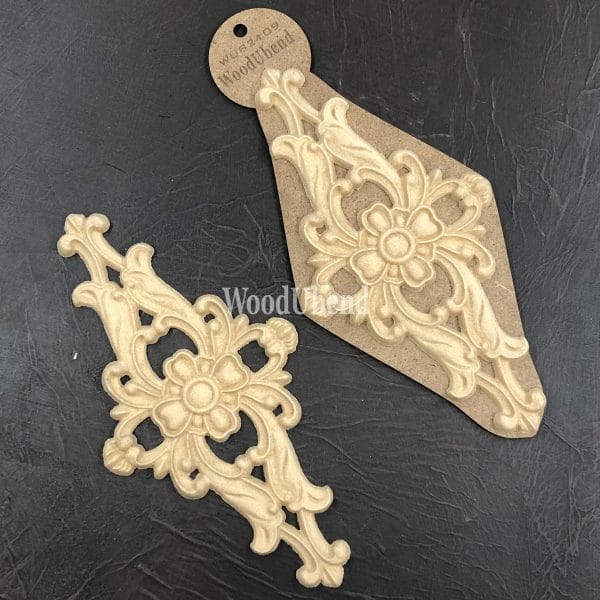 WoodUbend Applique Medium Floral Centrepieces WUB2109 26 X 13 X 0.7 cm - Image 2