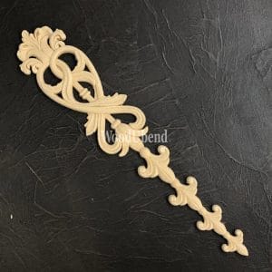 WoodUbend Applique Scroll and Floral Drops WUB2144 35 x 6.3 x 0.5 cm