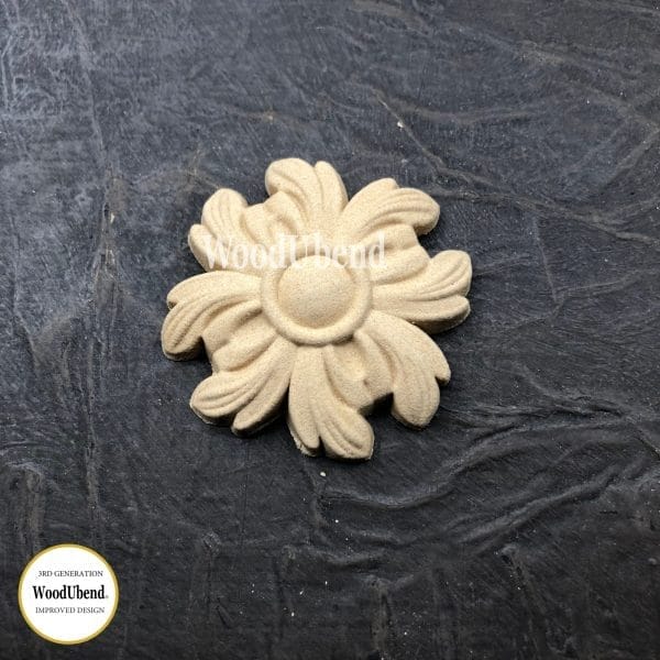 WoodUbend Four Petal Flower WUB2159 5x5cm