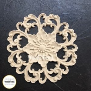 WoodUbend Floral Centerpiece WUB2172 14.5x14.5cm