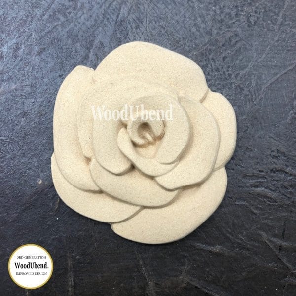 WoodUbend Full Petal Rose WUB2185 7x7cm