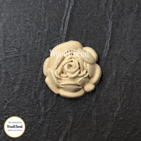 WoodUbend Medium Rose WUB0319 3x3cm