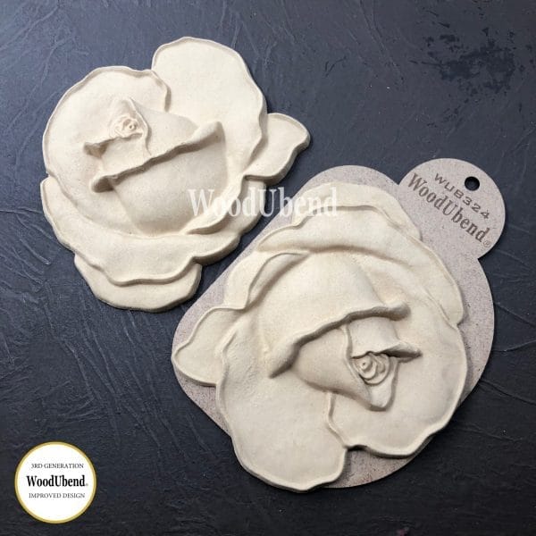 WoodUbend Classic Large Rose WUB0324 13.5x17cm - Image 2