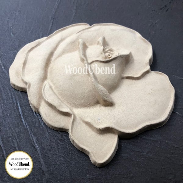 WoodUbend Classic Large Rose WUB0324 13.5x17cm - Image 3