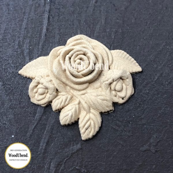 WoodUbend Rose Bouquets WUB0330 5.2x6.3cm