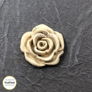 WoodUbend Swirl Rose Buds WUB0344 2.7x2.7cm