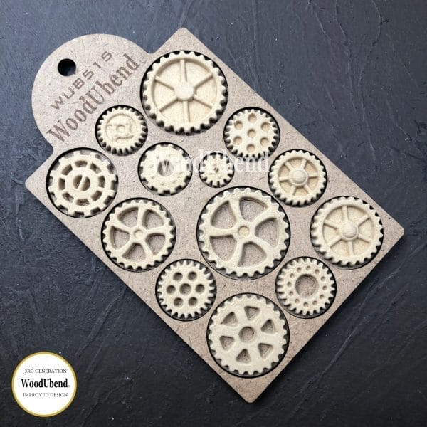WoodUbend Pack of Cogs WUB0515 17x10cm - Image 2