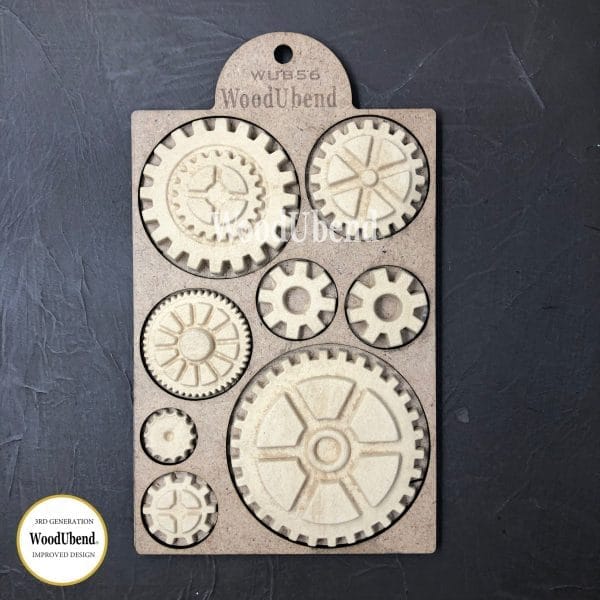WoodUbend Large Pack of Cogs WUB0056 23x13cm - Image 4