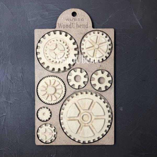 WoodUbend Large Pack of Cogs WUB0056 23x13cm - Image 2
