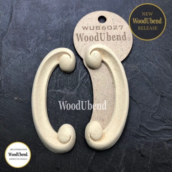 WoodUbend Simple Scrolls WUB6027 4.5x10.3cm - Image 2
