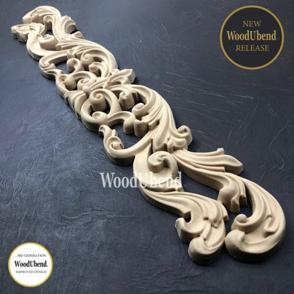 WoodUbend Decorative Pediment WUB6035 11x61.5cm - Image 3