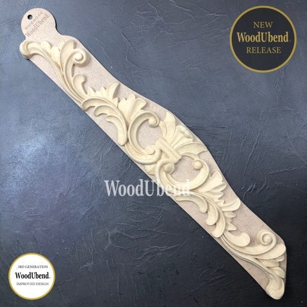 WoodUbend Decorative Pediment WUB6046 10.5x61cm - Image 2