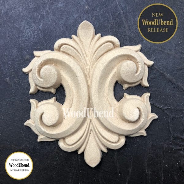 WoodUbend Scroll Centerpiece WUB6057 10x10.8cm