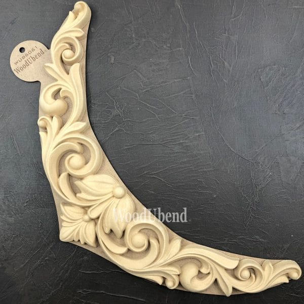 WoodUbend Curved Pediment JMM WUB6061 50 x 24 x 2 cm - Image 2