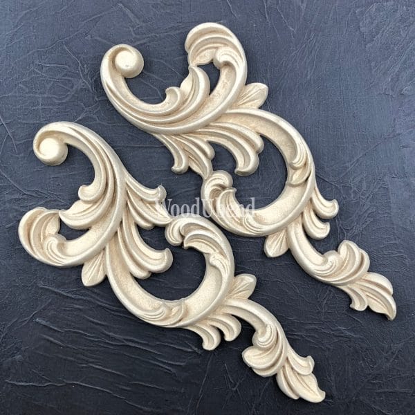 WoodUbend Set of leafy scrolls JMM WUB6084 29 x 11 x 2 cm (pair)
