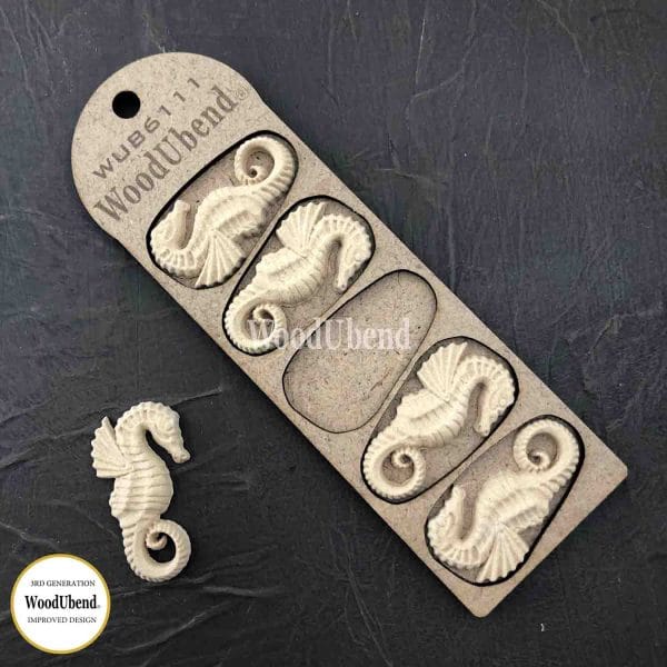 WoodUbend Seahorse WUB6111 5x3cm - Image 3
