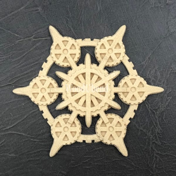 WoodUbend Applique Nautical Steampunk WUB6113 15.5 x 15.5 x 1 cm