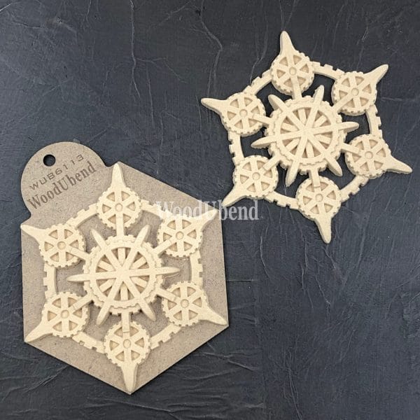 WoodUbend Applique Nautical Steampunk WUB6113 15.5 x 15.5 x 1 cm - Image 2
