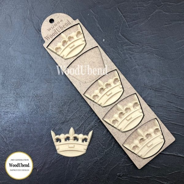 WoodUbend Crown WUB0094 7x5cm - Image 2