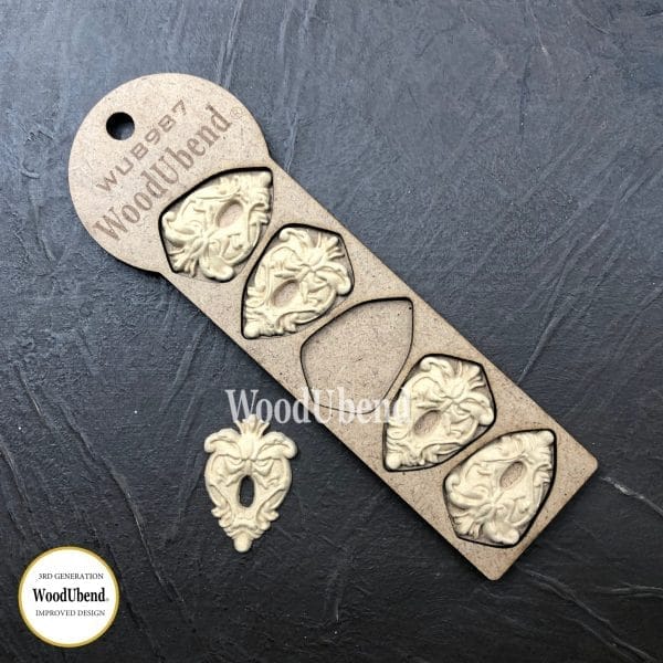 WoodUbend Keyholes WUB0987 4x3cm - Image 2