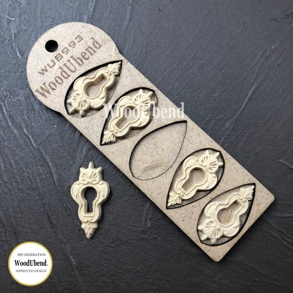 WoodUbend Keyholes WUB0993 4.7x2.5cm - Image 2