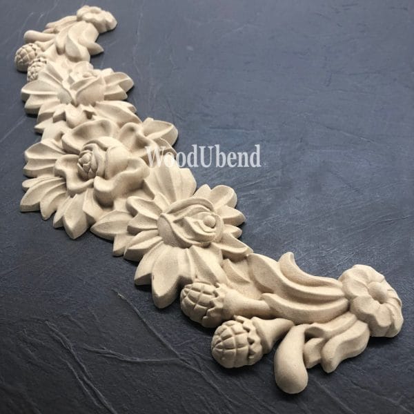 WoodUbend Swags of Flower / Blume WUBX1001 14.5x37cm - Image 3