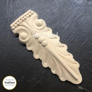 WoodUbend Corbel Leaves WUBX1006 13x5cm
