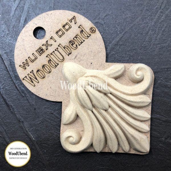 WoodUbend Decorative Plume WUBX1007 8x7.5cm - Image 2