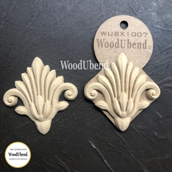 WoodUbend Decorative Plume WUBX1007 8x7.5cm - Image 3