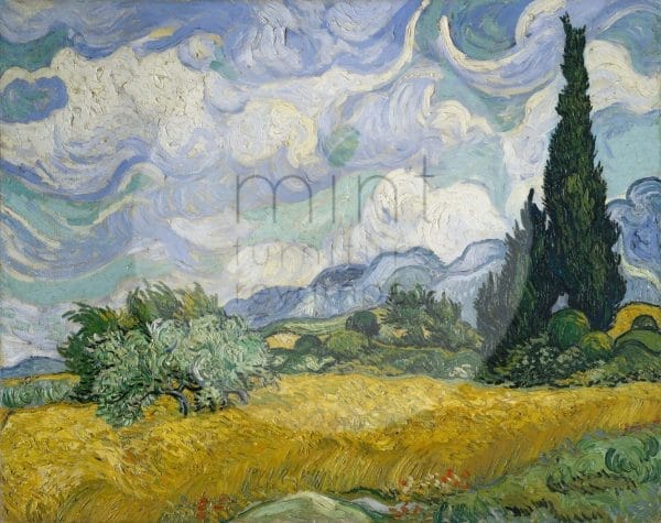 Mint by Michelle decoupage paper "Wheatfield with Cypresses"