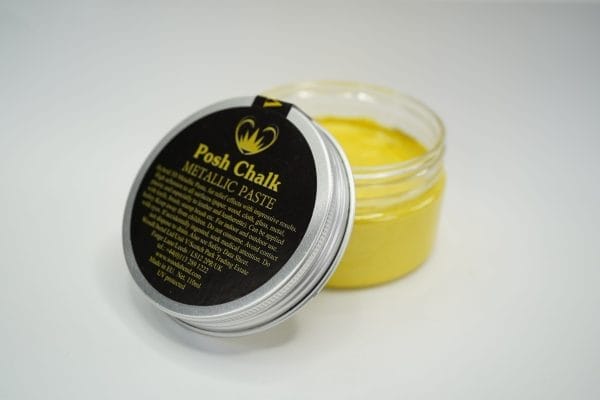 Posh Chalk Metallic Paste - Yellow Canary Cadmium - Image 4