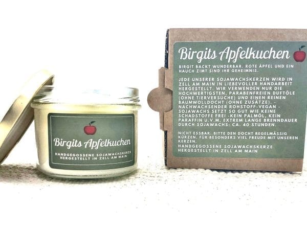 Soy Candle Recycledlight Fruit & Fun Birgits Apple Pie