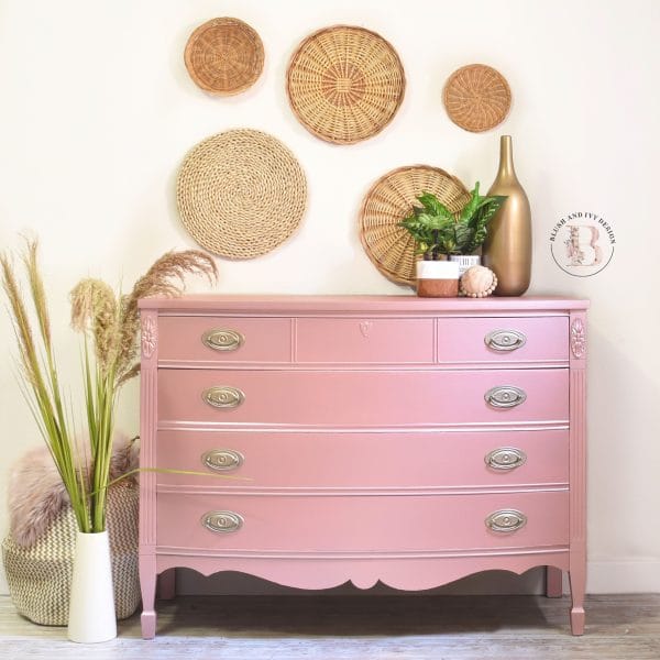 Dixie Belle Chalk Mineral Paint Pink Champagne - Image 3
