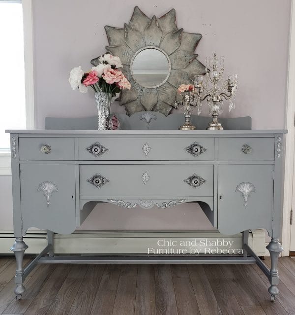 Dixie Belle Chalk Mineral Paint Manatee Gray - Image 4