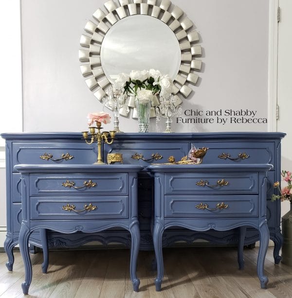 Dixie Belle Chalk Mineral Paint Yankee Blue - Image 4
