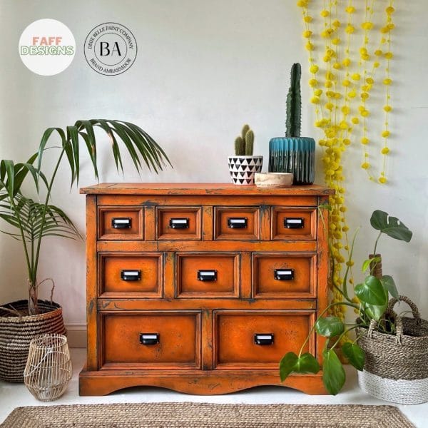 Dixie Belle Chalk Mineral Paint Florida Orange - Image 5