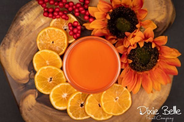 Dixie Belle Chalk Mineral Paint Florida Orange - Image 2