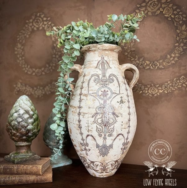 Belles & Whistles Waterslide Transfer Gilded Damask 21 x 29.7 cm - Image 3