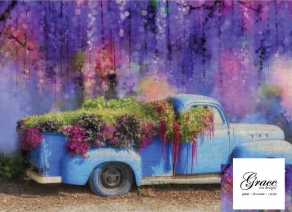 Grace on Design Decoupage Papier "Vintage Romance" Größe 60,96 cm x 91,44 cm (24″x 36″)