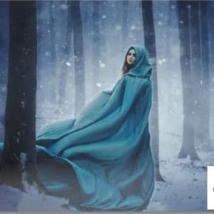 Grace on Design decoupage paper "Snow Princess" size 60.96 cm x 91.44 cm (24″x 36″)