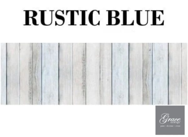 Grace on Design decoupage paper pattern "Rustic Blue Wood Pattern" size 30.48 cm x 91.44 cm (12″ x36″)