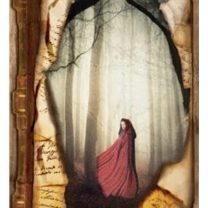 Grace on Design Decoupage Paper "Little Red" Size 60.96 cm x 91.44 cm (24" x 36")