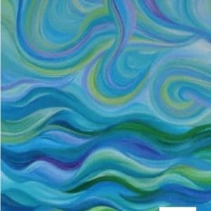 Grace on Design Decoupage Paper "Meet Me At The Sea" by Tanglewood Sue Size 24" x 36" (60.96 cm x 91.44 cm)
