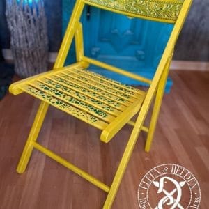 Folding chair Elfen & Helden "Hello Sunshine" hand-painted