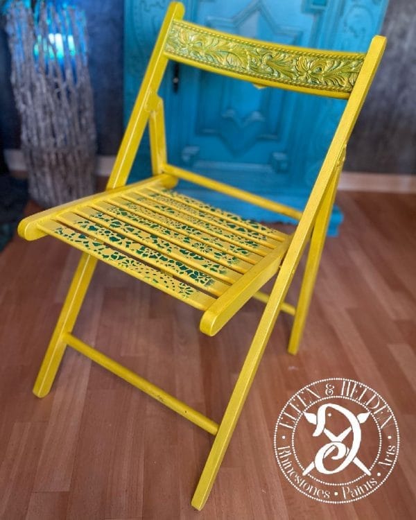 Folding chair Elfen & Helden "Hello Sunshine" hand-painted