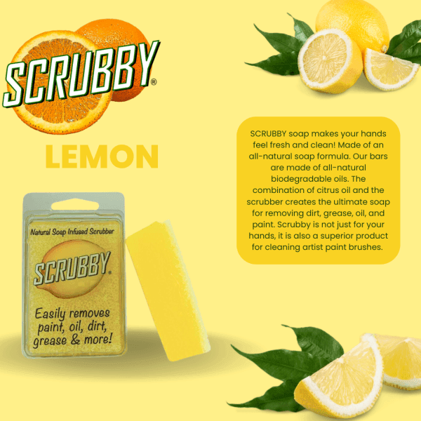 Scrubby Soap Cleaning Soap for Brushes - Image 2
