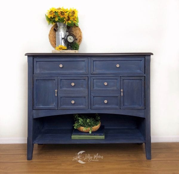 Dixie Belle Chalk Mineral Paint Bunker Hill Blue - Image 4