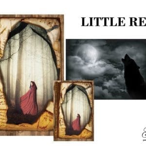 Grace on Design decoupage paper "Little Red" set of 3