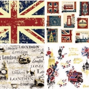 Belles & Whistles Waterslide Transfer London Vibe 21 x 29.7 cm